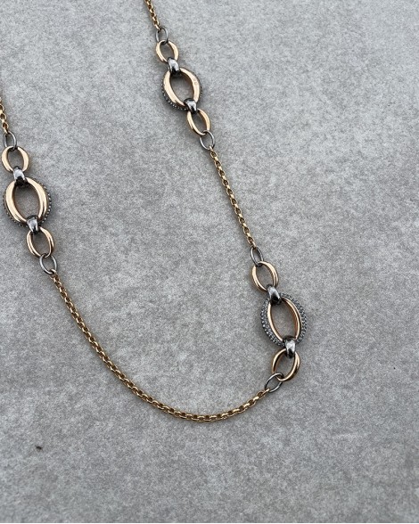 Náhrdelník Swarovski růžový s oky